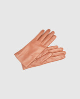 Gants en cuir fins - Rouge brun