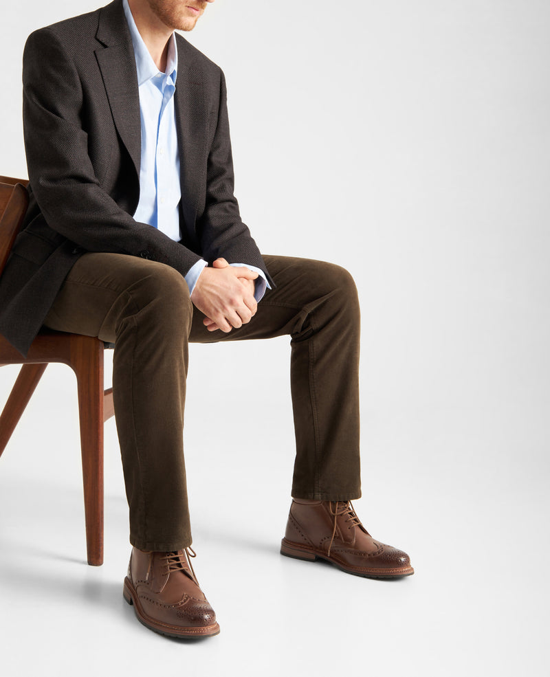 Brogue complet Buda H - Caramel