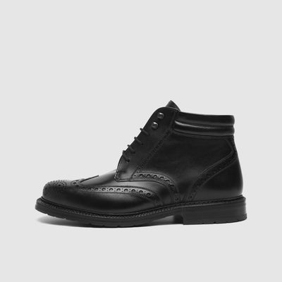 Bottes pour hommes avec motif perforé
