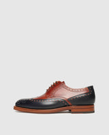 Luzern Full-Brogue TC - Bleu nuit/Whisky