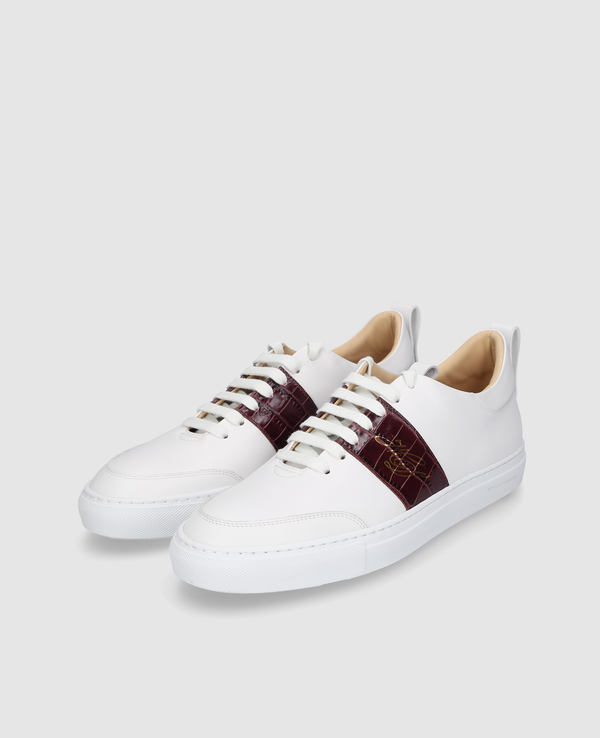 Turin Tennis Sneaker NP - Blanc/Bord
