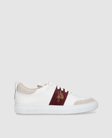 Turin Tennis Sneaker NP - Blanc/Bordeaux