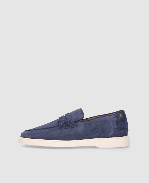 Mocassins Genoa Penny Loafer V - Bleu marine
