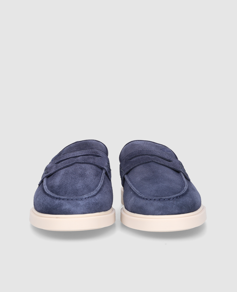 Mocassins Genoa Penny Loafer V - Bleu marine