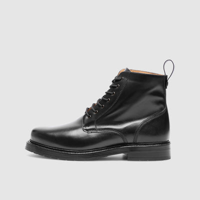 Bottes d'équitation noires en cuir
