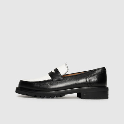 Chaussures pour hommes en noir et blanc