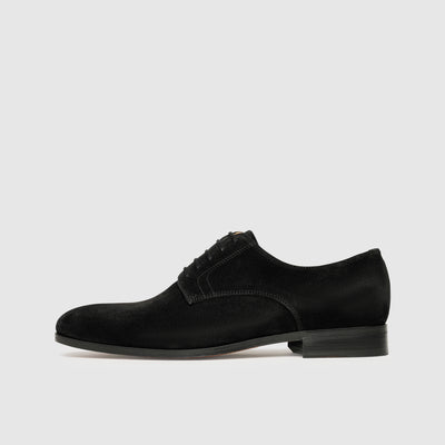 Chaussures pour hommes bleues cousues