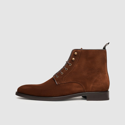 Chaussures pour hommes bleues cousues