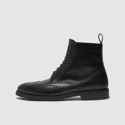 Bottes d'équitation noires en cuir