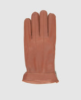 Gants avec fermeture éclair - Marron clair