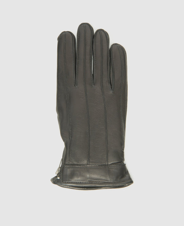 Gants avec fermeture éclair - Noir