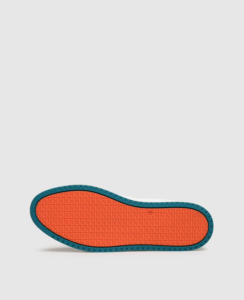 Brouillon original BB1 - blanc/orange/pétrole