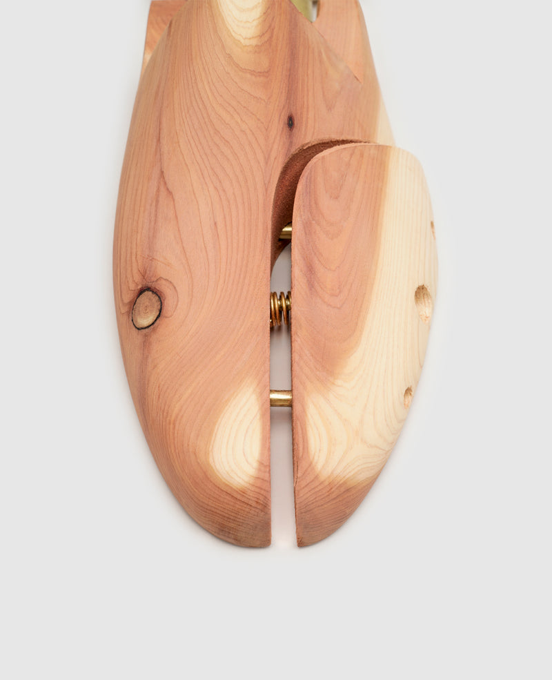 Embouts de chaussures en bois de cèdre