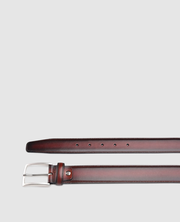Ceinture pour homme Patina en bordeaux - Bordeaux