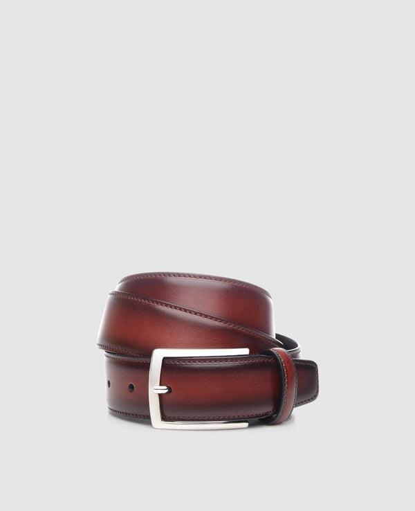 Ceinture pour homme Patina en noyer - noyer
