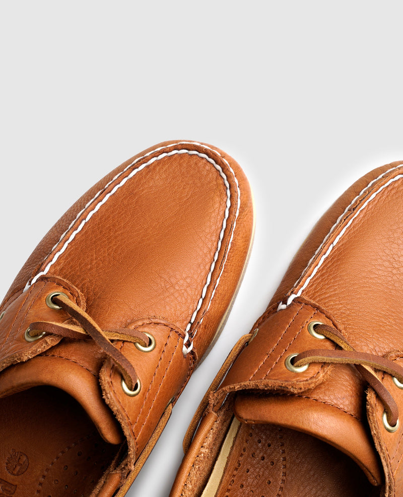 Chaussure bateau classique - Rouille