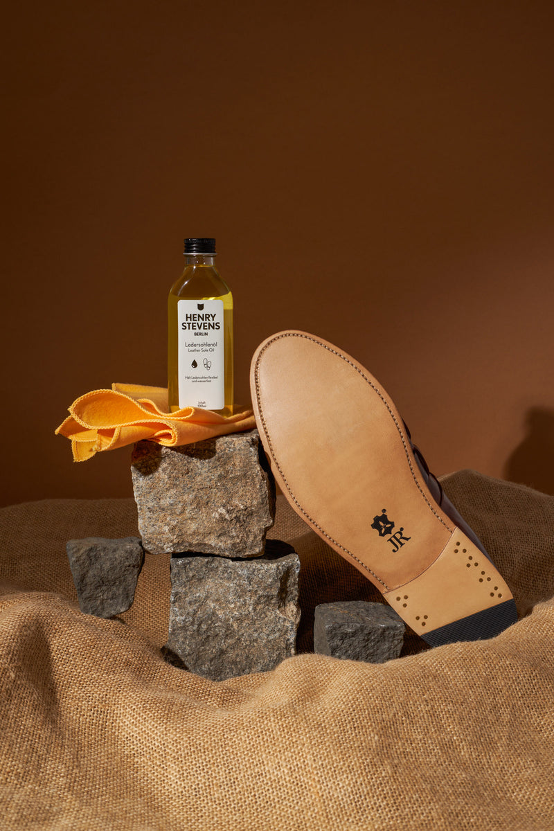 Huile pour semelles en cuir - Incolore