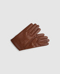 Gants en cuir fins - Marron clair