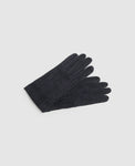 Gants en cuir de sanglier - Marron foncé