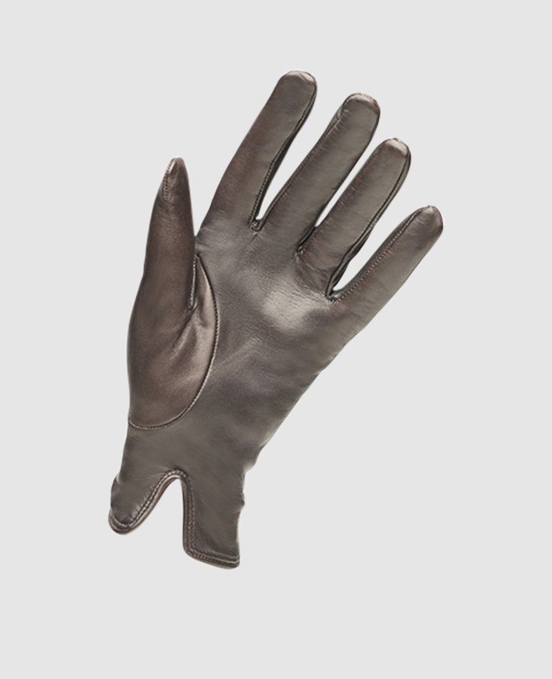 Gants pour hommes avec matelassage - Brun foncé